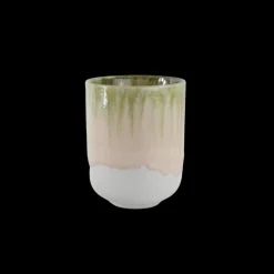 6 stk. Asta Krus i Rosa m. Løbeglasur