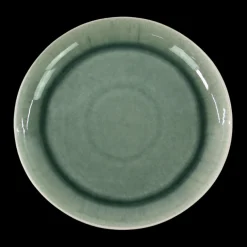 4 stk. ASTA Middagstallerkener m/løbeglasur i Grøn (Ø26cm)
