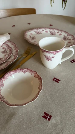 6 stk. Krus DINNA i Bordeaux