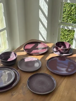 6 stk. Middagstallerken Bonnie Lilla (26,5cm)