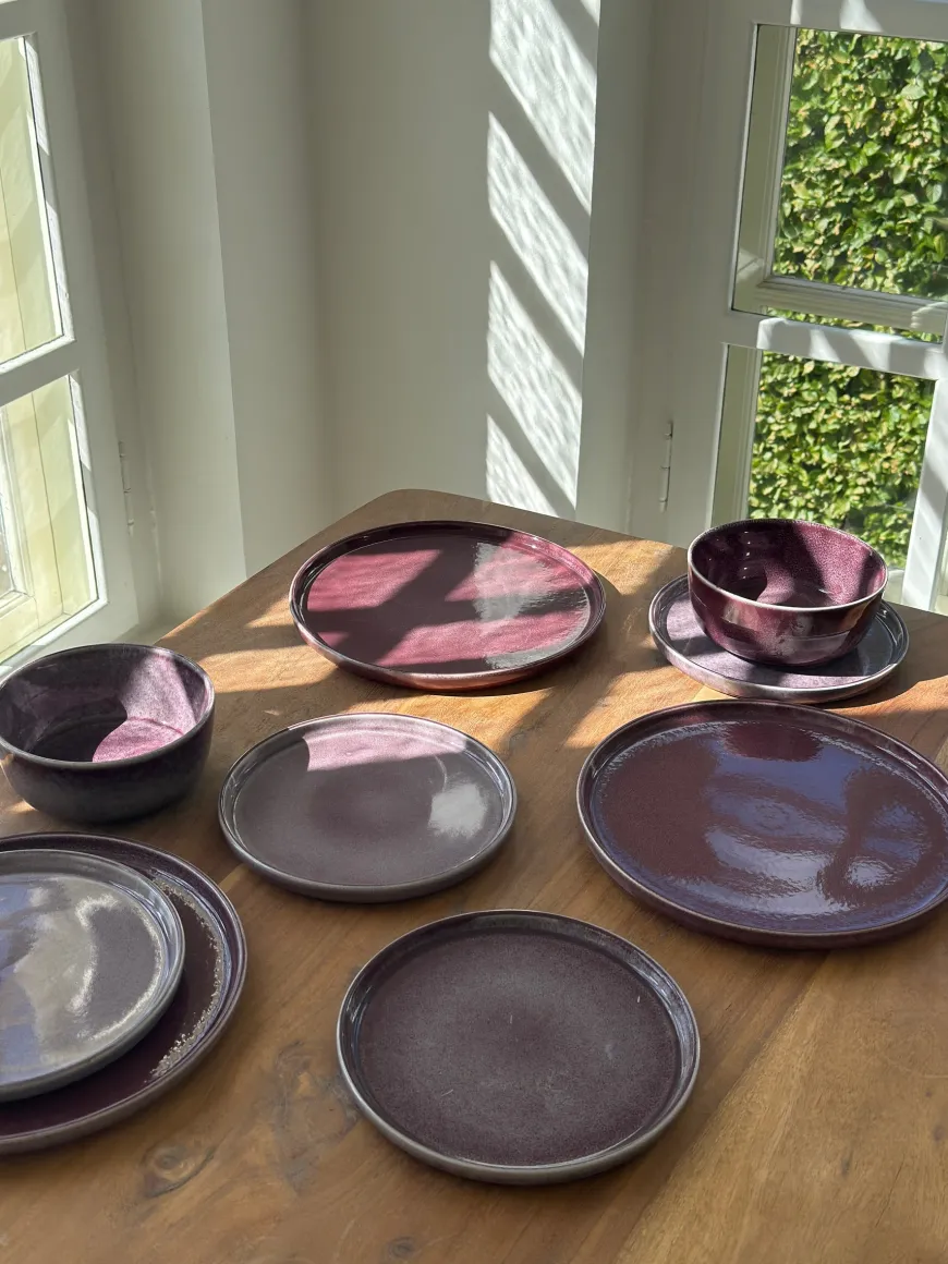 6 stk. Middagstallerken Bonnie Lilla (26,5cm)