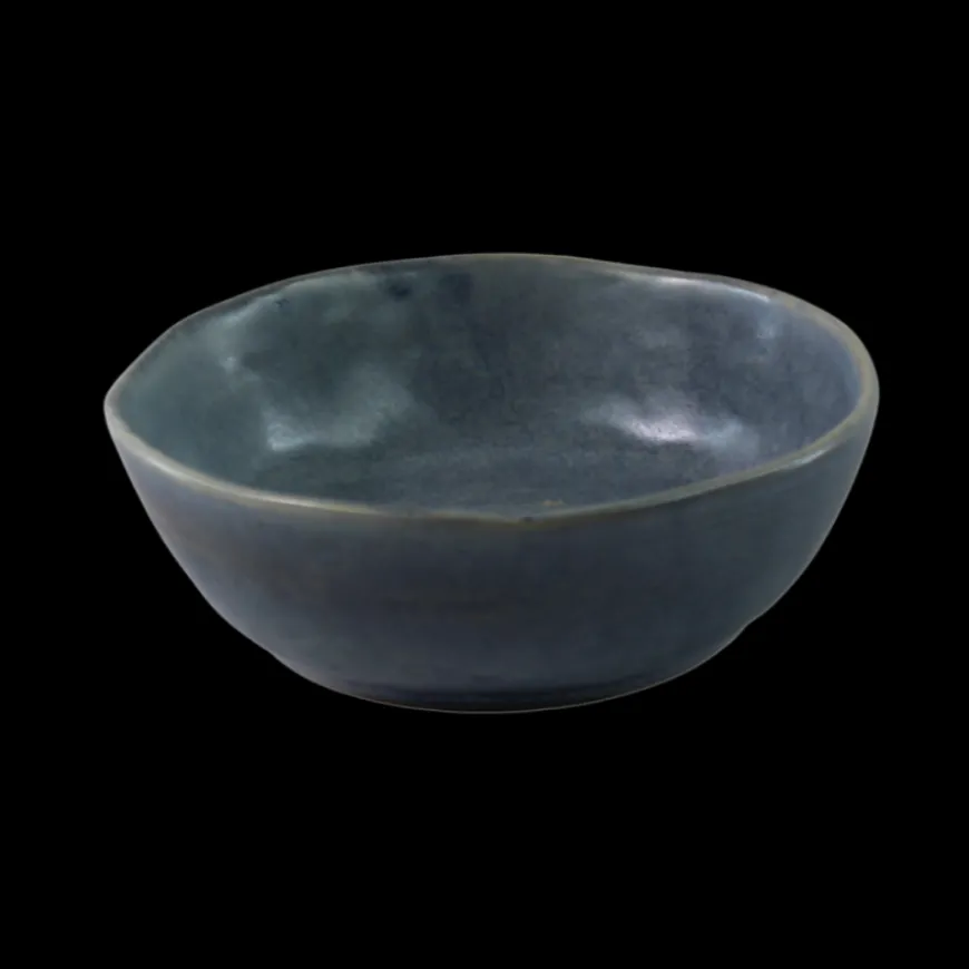 Aida - Björk Skål Stentøj Blå (14x4,6cm)