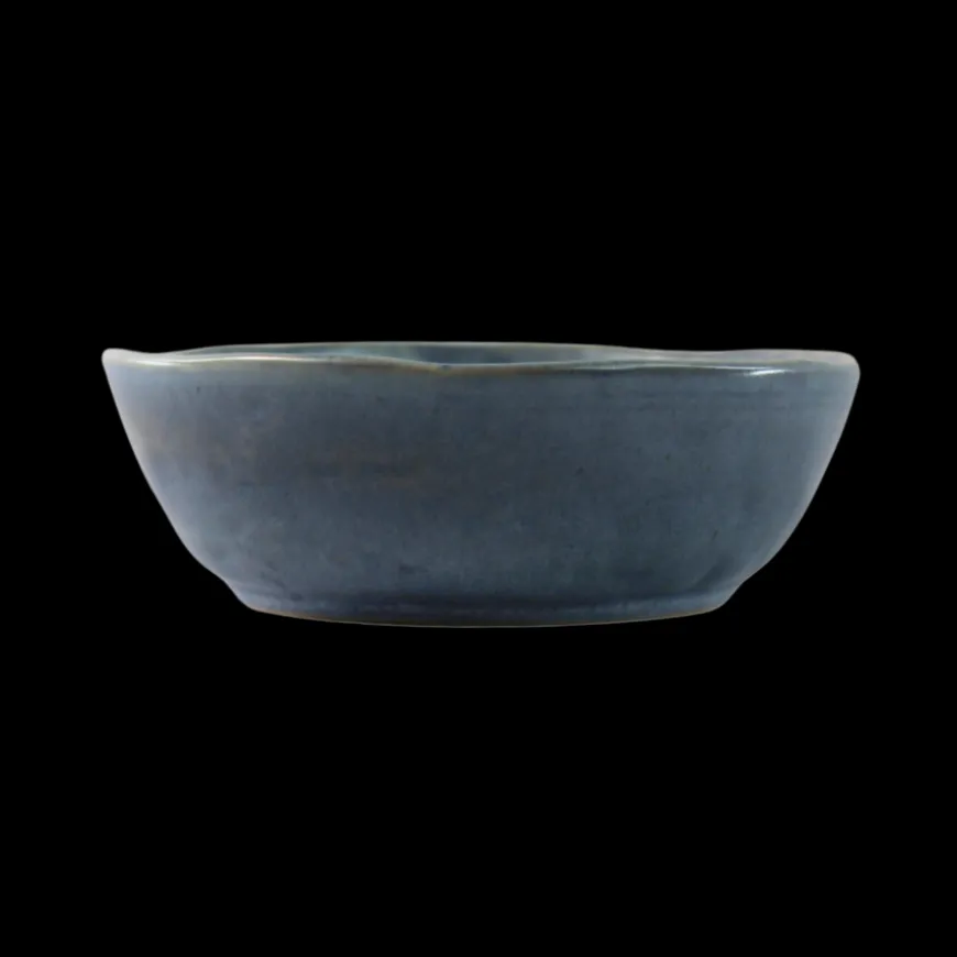 Aida - Björk Skål Stentøj Blå (14x4,6cm)