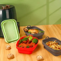 Airfryer Silikoneform, Rektangulær (22x15,5cm)