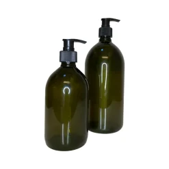 ALBA Plastdispenser, Grøn m. Sort Pumpe, 500ml