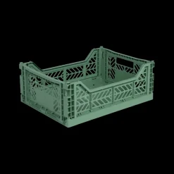 Aykasa Foldekasse, Almond Green - MidiL: 40 x W: 30 x H: 14 cm