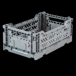 Aykasa foldekasse, grey - Mini L: 27 x W: 17 x H: 11 cm