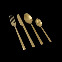 Bestiksæt 16 dele i Guld farve.