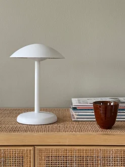 Bordlampe i Hvid CALVIN (19,5x28,5cm)