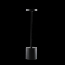 Bordlampe 8x34 cm Sort