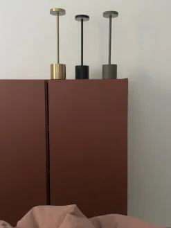 Bordlampe 8x34 cm Sort