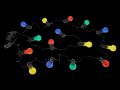 Celebrate Outdoor LED light chain 9.2 metres. Multifarve