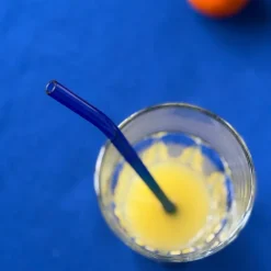 ELFI Glassugerør med Rensebørste (4stk) Blå