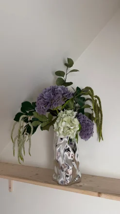 Evighedsbuket Lilla Drøm m. Hortensia og Eucalyptus