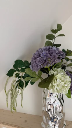 Evighedsbuket Lilla Drøm m. Hortensia og Eucalyptus