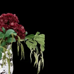 Evighedsbuket Rød Hortensia