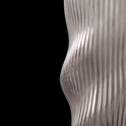 Glas Vase ANJO (H 30cm) Grå