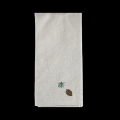 Jule Viskestykke m Grankogle Broderi (50x70cm)