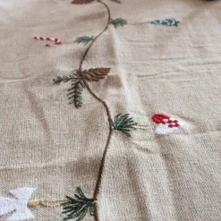 Julebordløber m Broderi (30x180cm)