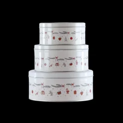 Kagedåse Juledesign Sæt 3 stk.