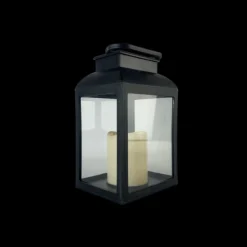 Lanterne med LED Lys (15x12,2x25cm)