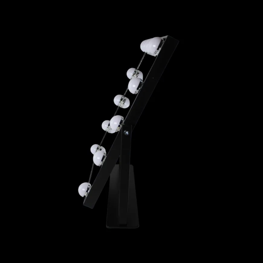 Make up spejl m. 12 pærer ERSELAN (35,5x45) Sort