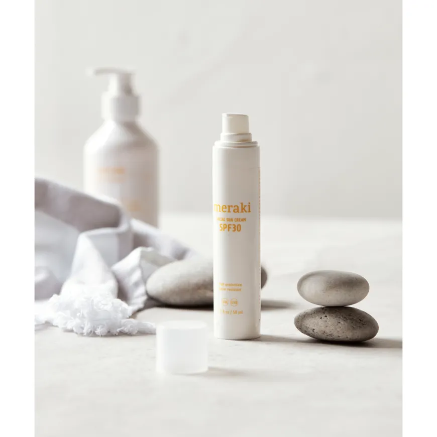 Meraki - Facial Sun Cream, Mildly Scented, White