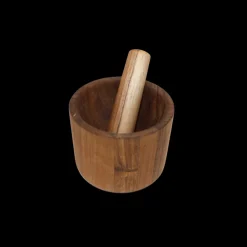 Morter i Træ ( Ø12x9,3cm)