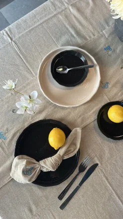 Muubs - Desserttallerken Kuri Keramik Stone (16cm)