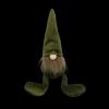 Nisse m Dinglende Ben BELL Grøn (H32cm)