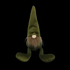 Nisse m Dinglende Ben BELL Grøn (H32cm)
