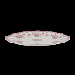 Oval Fad DINNA (30,6x21x2,4 cm) Bordeaux
