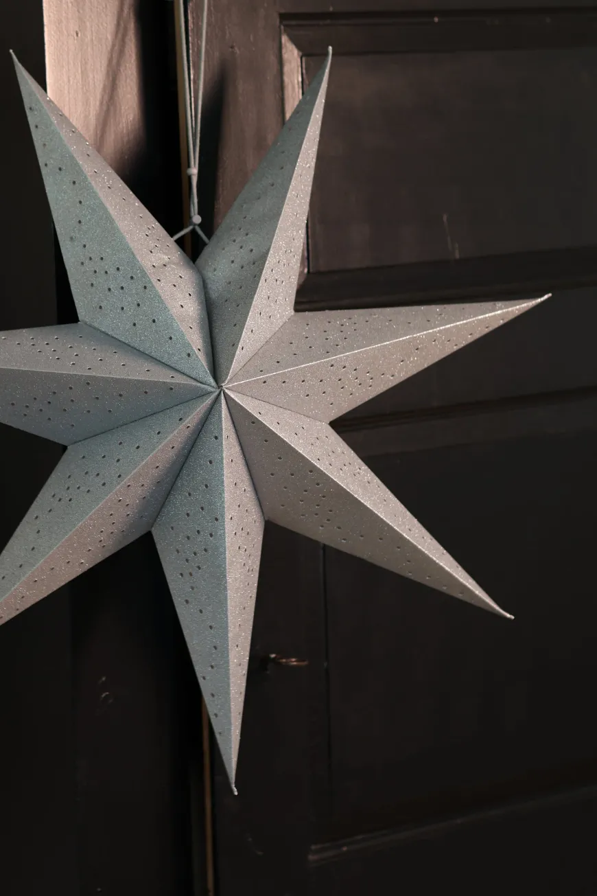 Papirsstjerne til Ophæng Sølv (45cm)
