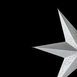 Papirsstjerne til Ophæng Sølv (45cm)