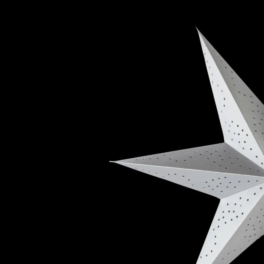 Papirsstjerne til Ophæng Sølv (45cm)