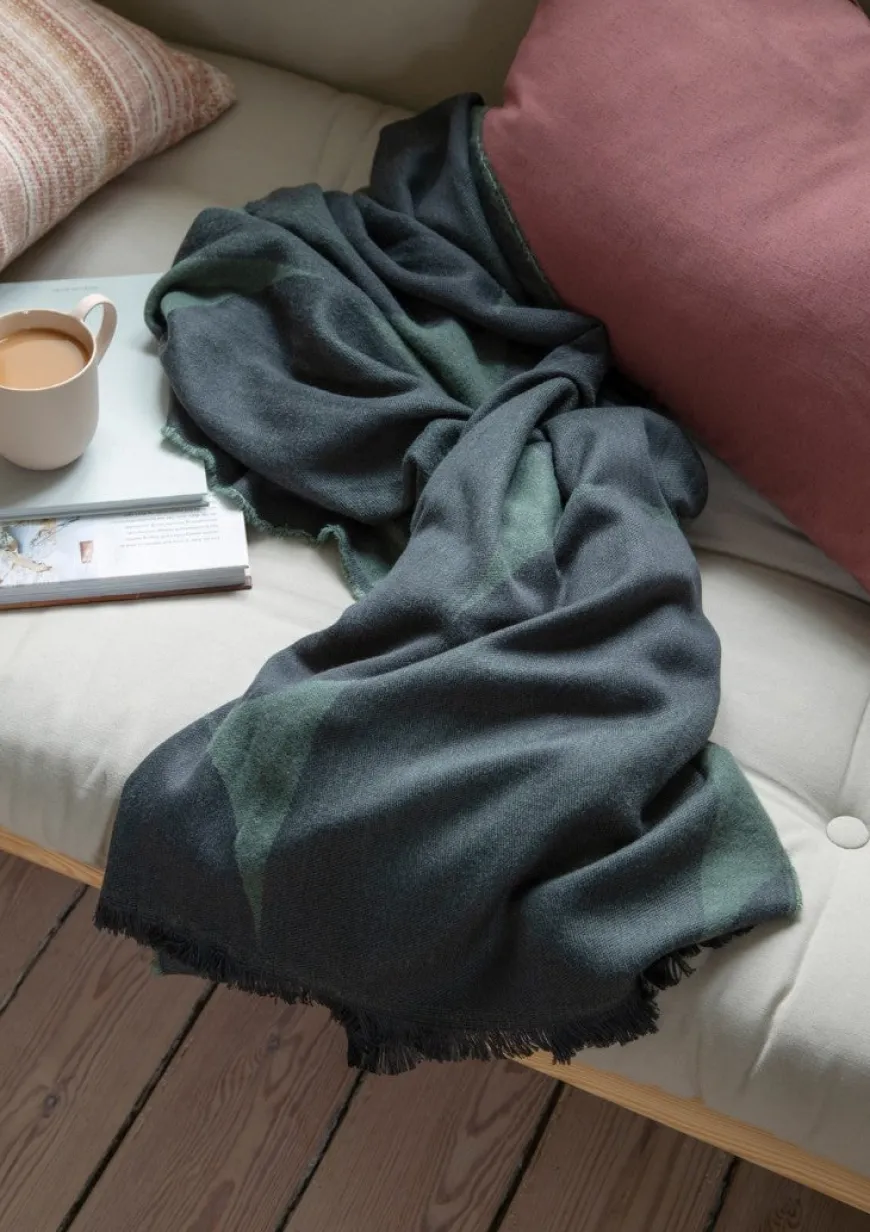 Plaid Loop Grøn (130x180cm)