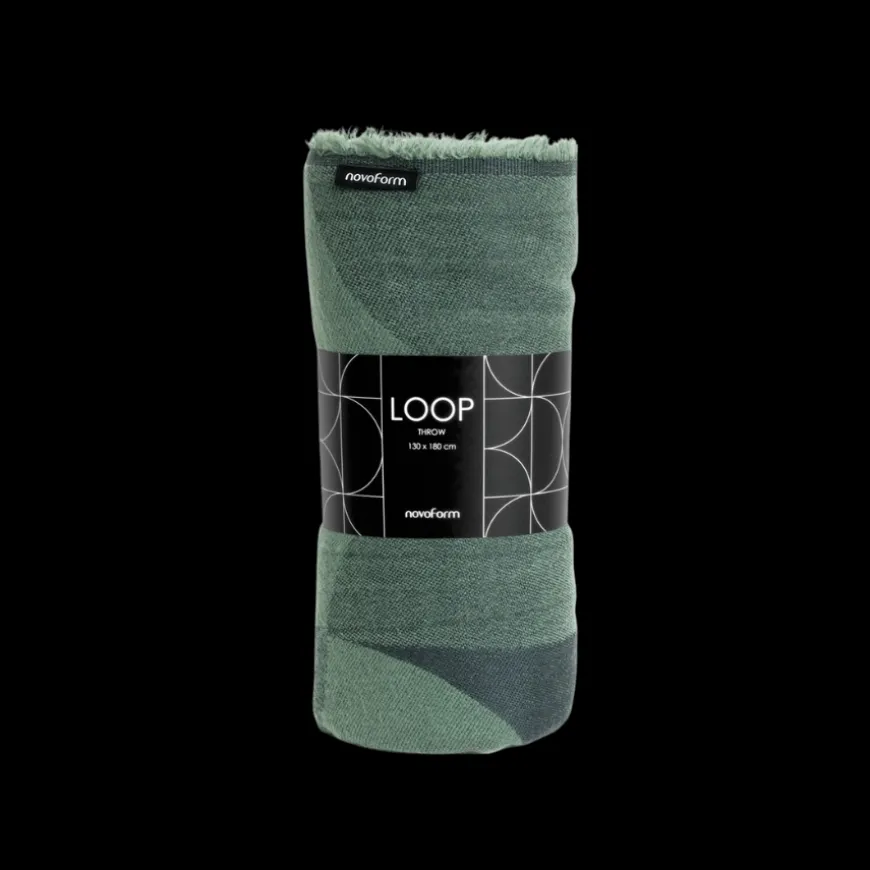 Plaid Loop Grøn (130x180cm)