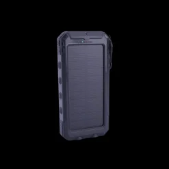 Solar Powerbank 10.000 mah, m. Lommelygte og Kompas