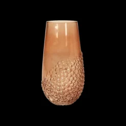 Speedtsberg Vase m. Bobler Ø13x25cm. Dark Rose