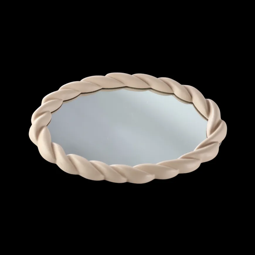 Spejl FADDA (25x34,5x2,7cm) Beige