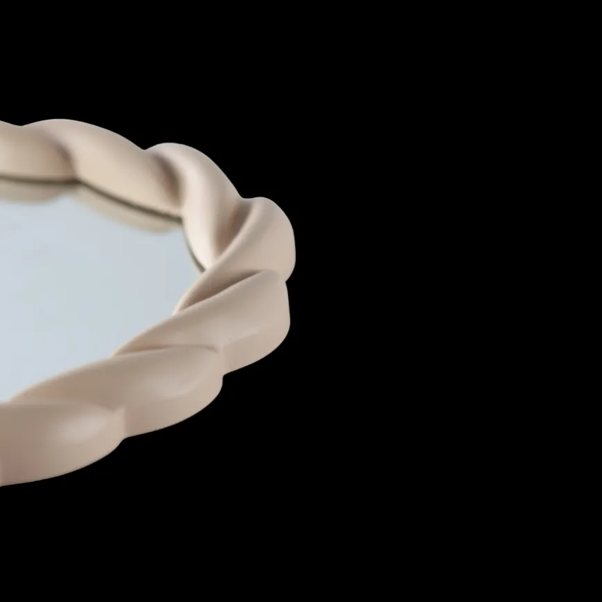 Spejl FADDA (25x34,5x2,7cm) Beige