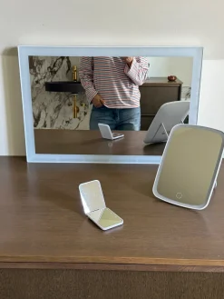 Spejl til Væg Hvid BIRTHE ( 60x40x4cm)