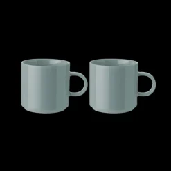 Stelton - Krus Lys Støvet Grøn 2 stk