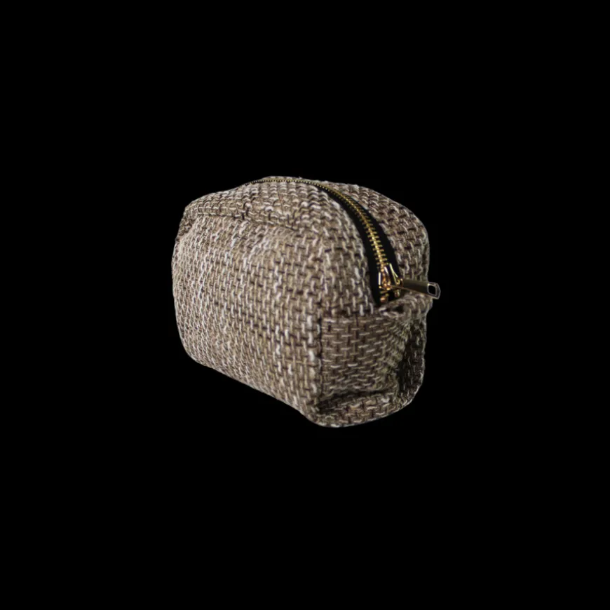 Toilettasker i Brun DITTE ( 20x9x14 cm)