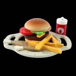 Trælegetøj Burger Sæt
