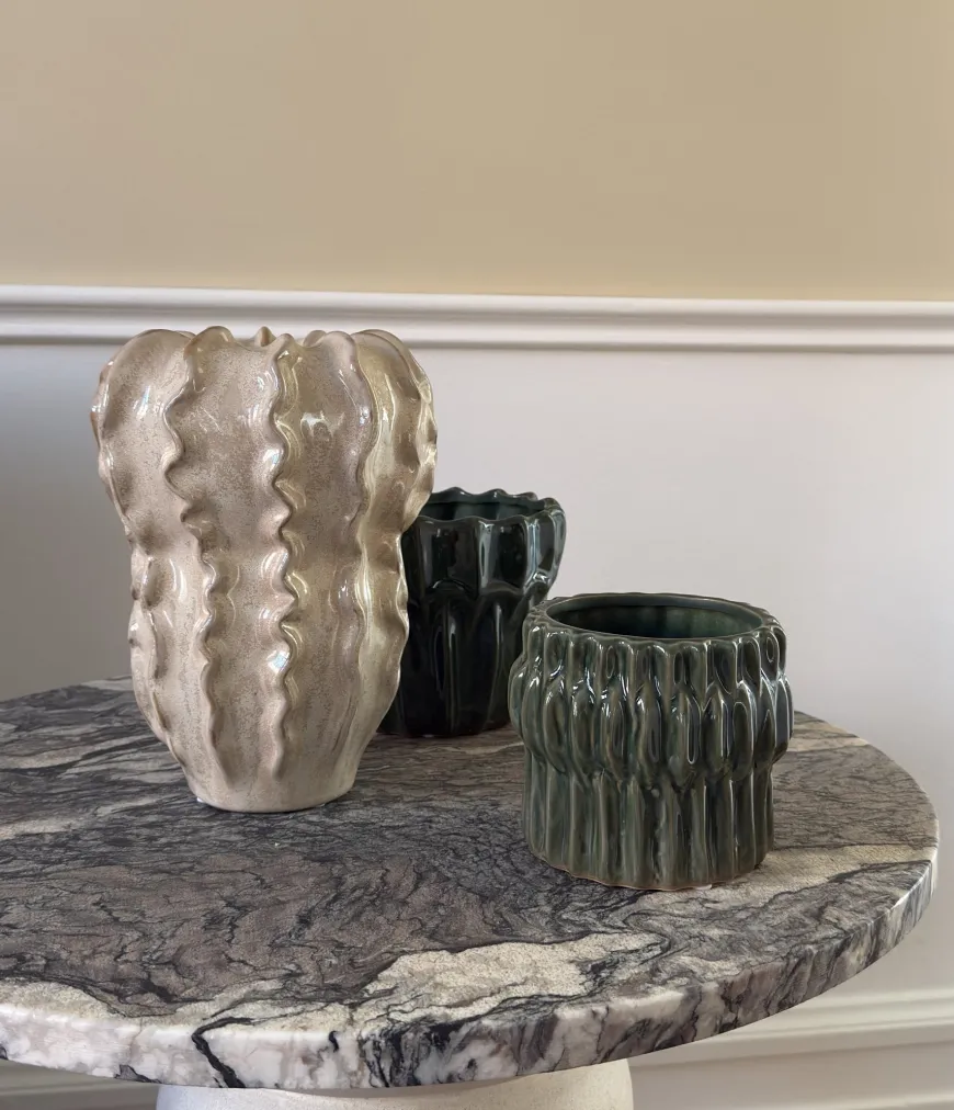 Urtepotte GADI (Ø16,5x14cm) Grøn