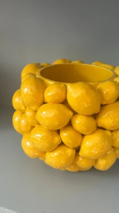 Vase BRITT (15cm) Gul