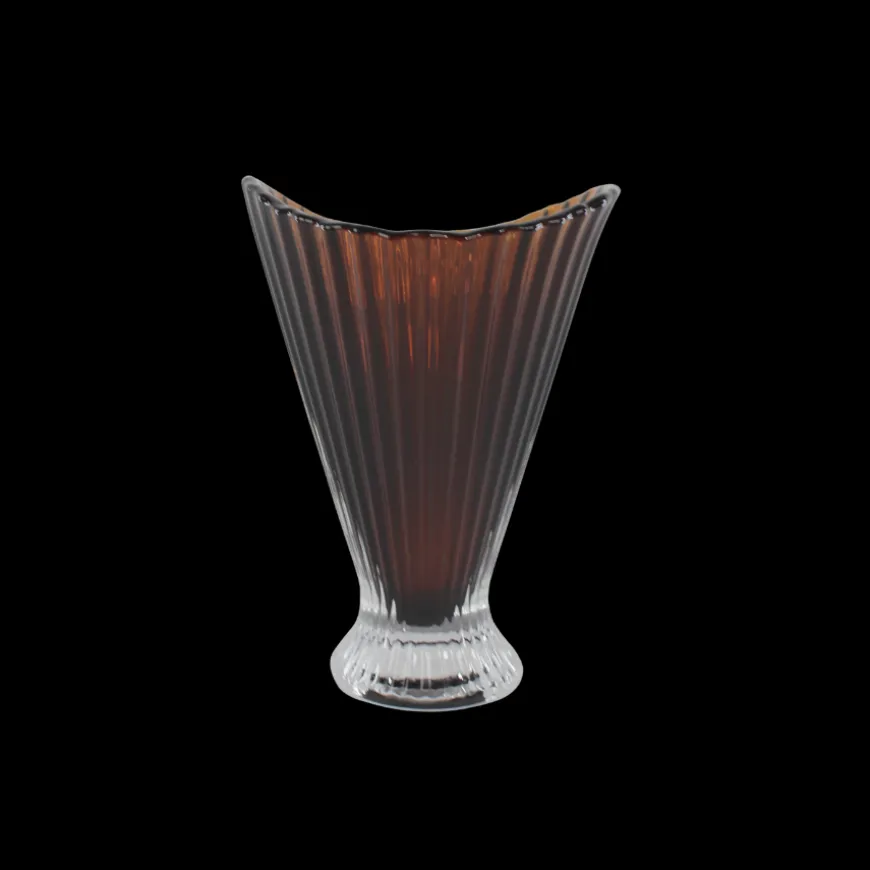 Vase ELVIN (16,5x15 x 21,5cm) Brun