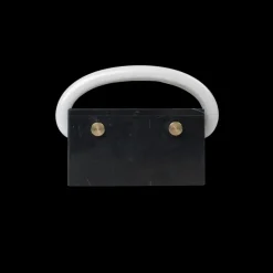 VICE. Lampefod m. LED. H:8 cm. Sort marmor