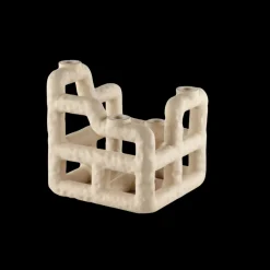 Villa - Lysestage Lyng Sand Polyresin (21 x 23 cm)